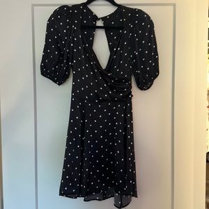 Reformation SZ0 silk mini dress